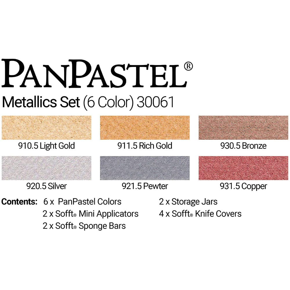 Fashion PanPastel Metallic Sets in A1 Pigments Australia shop sale